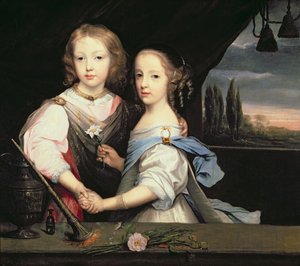 Ritratto di Winston e Arabella (1648-1730) Churchill, figli di Sir Winston Churchill